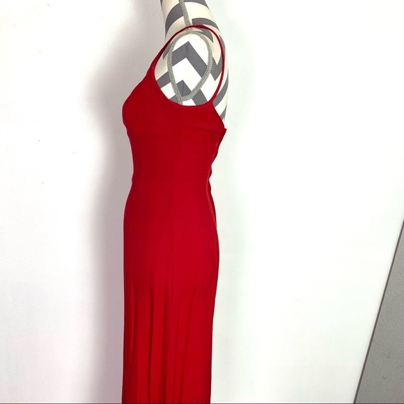 Gunne Sax Dress Size XS Small Vintage 90s Jessica McClintock Red Prom Dress - Picture 3 of 15